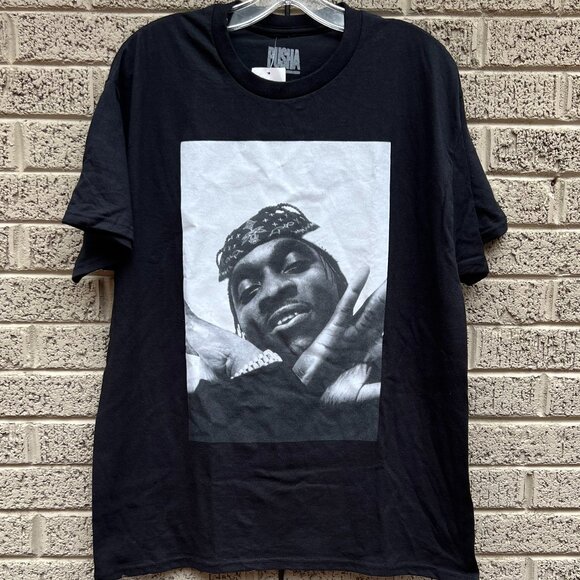 Official Pusha T Daytona T-Shirt NWT Large - Picture 1 of 3